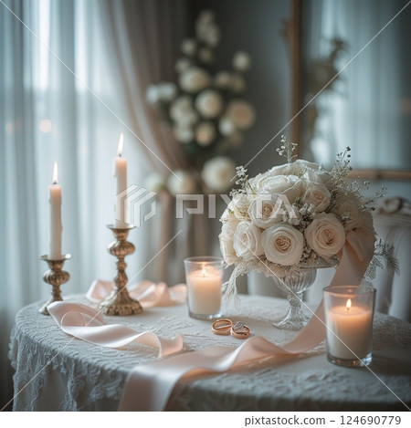 Bouquet and ring - 1 Bouquet and ring - 1 124690779