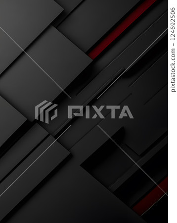 gradient abstract background with cubes. Realistic luxury wallpaper with lines for design 124692506