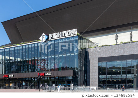 The exterior of S-Con Field HOKKAIDO (F Village, Hokkaido Ballpark, Kitahiroshima City, Hokkaido) 124692584