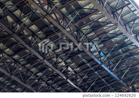 Steel truss roof for S-Con Field HOKKAIDO (F Village, Kitahiroshima City, Hokkaido, Hokkaido Ballpark) 124692620