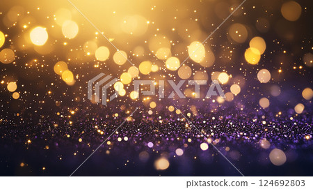 golden background with glitter 124692803