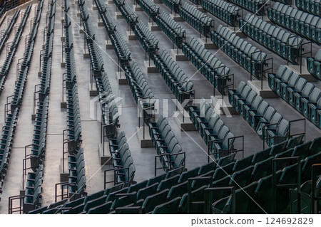 Seats in the seating area at S-Con Field HOKKAIDO (Hokkaido Ballpark) 124692829