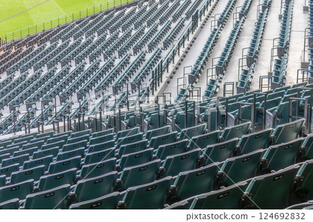 Seats in the seating area at S-Con Field HOKKAIDO (Hokkaido Ballpark) 124692832