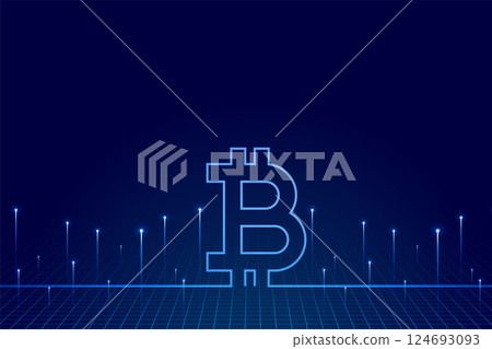crypto currency bitcoin technology background of virtual money crypto currency bitcoin technology background of virtual money 124693093