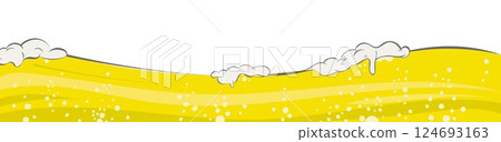 Beer bubbles wave background Beer bubbles wave background 124693163