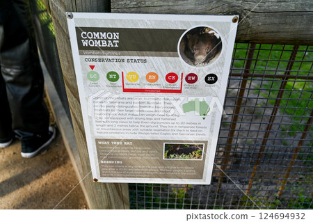 Machuo Weidaliya Province Moerben - June 1, 2023: Machuo Moerben Moonlight Conservation Area (Animal Introduction Board) 124694932