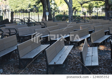Outdoor music hall seats 124695352