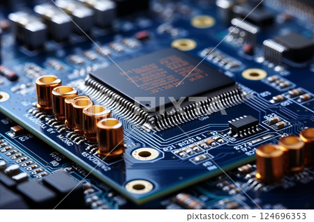 Illustration of Complex Electrical Connections and Technological Features in Solar Panel Technology Illustration of Complex Electrical Connections and Technological Features in Solar Panel Technology 124696353
