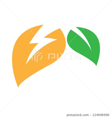 Electric logo icon design 124696990