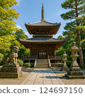 安靜的日本寺廟－傳統與自然的和諧 124697150