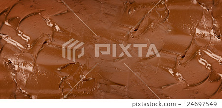 Melt Chocolate Texture Background, Chocolate Sauce Pattern, Cocoa Hazelnut Cream, Textured Chocolate Melt Chocolate Texture Background, Chocolate Sauce Pattern, Cocoa Hazelnut Cream, Textured Chocolate 124697549