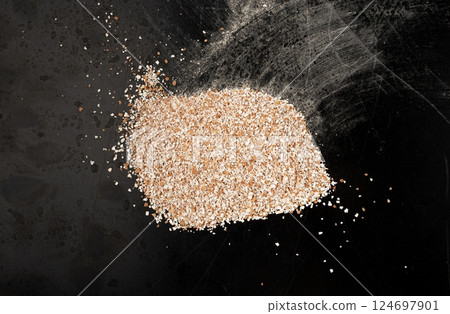 Broken Egg Shell, Crushed Eggshell, Calcium Supplement, Cracked Eggshells Broken Egg Shell, Crushed Eggshell, Calcium Supplement, Cracked Eggshells 124697901