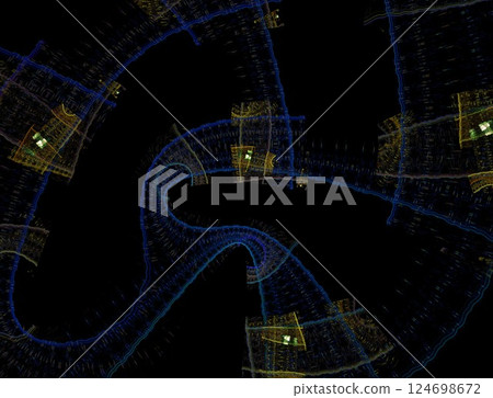 Imaginatory fractal abstract background Image Imaginatory fractal abstract background Image 124698672