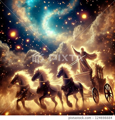 elias being taken away in a chariot of fire 1 124698884