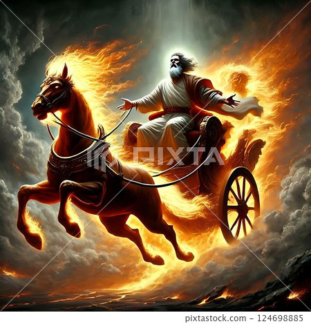 elias being taken away in a chariot of fire 2 elias being taken away in a chariot of fire 2 124698885