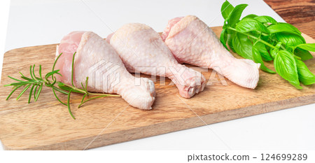 Raw Chicken Drumsticks Isolated, Uncooked Poultry Legs, Fresh Hen Meat, Fresh Chicken Drumstick Raw Chicken Drumsticks Isolated, Uncooked Poultry Legs, Fresh Hen Meat, Fresh Chicken Drumstick 124699289