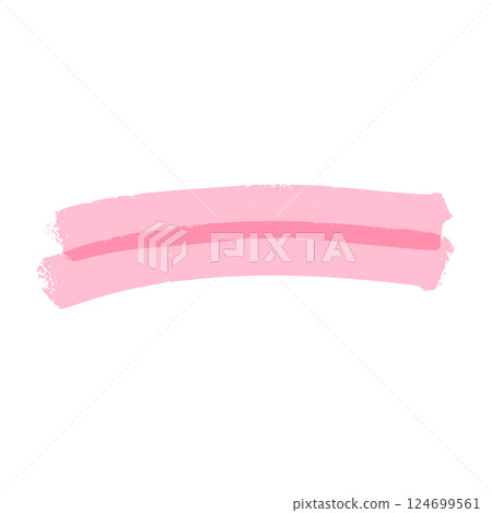 Colorful marker highlight strokes, scribble underlines, cute hand drawn pen lines, green and pink pencil marks, childish doodle elements. Flat vector illustration isolated on white background. Colorful marker highlight strokes, scribble underlines, cute hand drawn pen lines, green and pink pencil marks, childish doodle elements. Flat vector illustration isolated on white background. 124699561