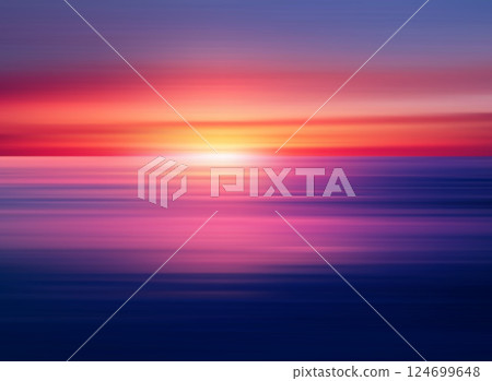Abstract Sunrise Over Ocean With Vibrant Colors Perfect Background for Illustrations. Abstract Sunrise Over Ocean With Vibrant Colors Perfect Background for Illustrations. 124699648