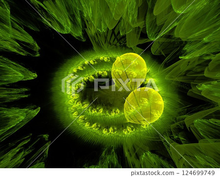 Imaginatory fractal abstract background Image 124699749