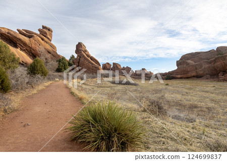 Red Rocks Park Hiking Trails Denver Colorado Red Rocks Park Hiking Trails Denver Colorado 124699837