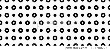 Seamless dotted pattern with evenly spaced circles vector design Seamless dotted pattern with evenly spaced circles vector design 124700225