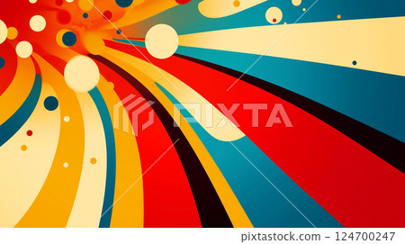Colorful and pop image background material Colorful and pop image background material 124700247