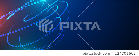 particle style cyber network visualization wallpaper with text space 124701602