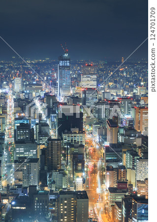 Aichi_Fushimi and Sakae city night view Aichi_Fushimi and Sakae city night view 124701709