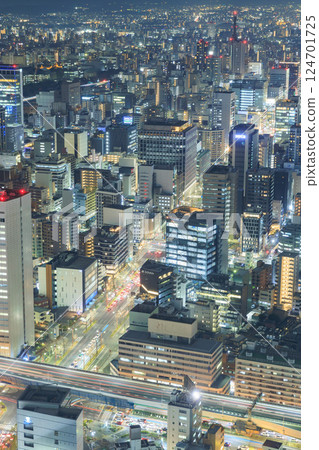 Aichi_Fushimi and Sakae city night view 124701725