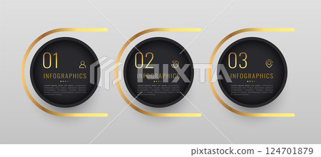 three step business process infographic banner for marketing plan three step business process infographic banner for marketing plan 124701879