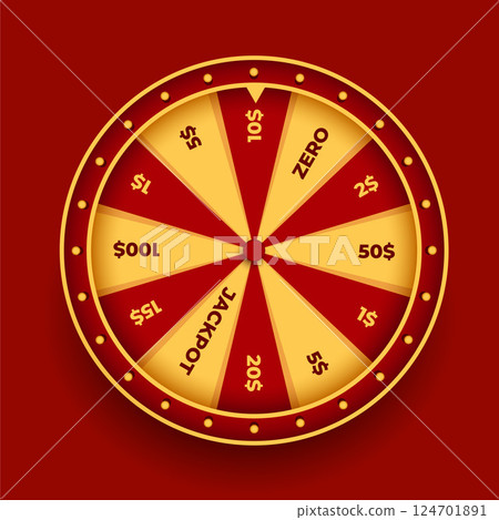 golden fortune wheel gambling background circle of luck golden fortune wheel gambling background circle of luck 124701891