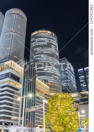 愛知_名古屋站週邊城市夜景 124701965