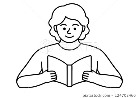 Education.A student reads an open book,wisdom and knowledge Education.A student reads an open book,wisdom and knowledge 124702466