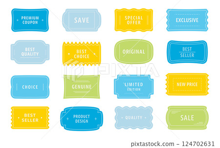 Pop design frame set Frame Enclosure Vector Illustration Variation Graphic Decoration Pop design frame set Frame Enclosure Vector Illustration Variation Graphic Decoration 124702631