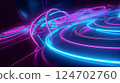 abstract neon background, bright wallpaper 124702760