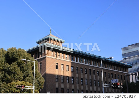The Kanagawa Prefectural Office building with King's Tower The Kanagawa Prefectural Office building with King's Tower 124703927
