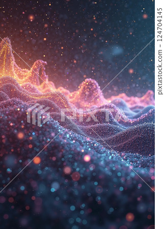 抽象的光線 抽象的光線 124704145