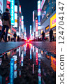 雨天人行道 124704147