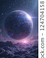 美麗宇宙中漂浮的神秘星球 124704158