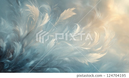 淺灰色的羽毛 124704195