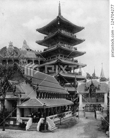 1900 Paris World's Fair, Siamese Pavilion 1900 Paris World's Fair, Siamese Pavilion 124704277