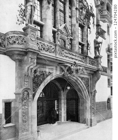 1900 Paris World's Fair pavilion entrance 124704280