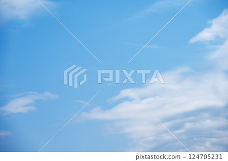 春天的天空 春天的天空 藍天 晴朗 四月 [東京] 124705231