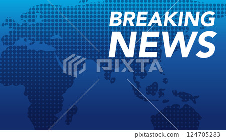 Global Breaking News Alert Graphic Global Breaking News Alert Graphic 124705283