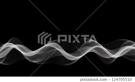 複雜編織網格的抽象線條設計 124705510