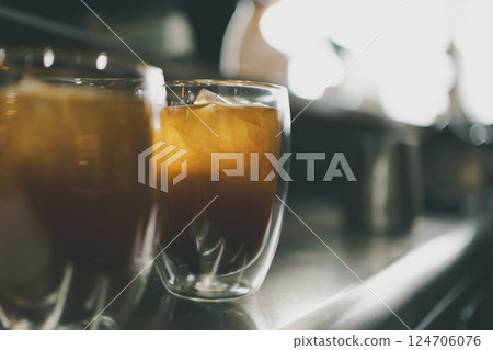 冰咖啡 咖啡 喝咖啡 124706076