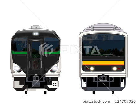 神奈川電車4號_E257系列5500系列/209系列 124707026