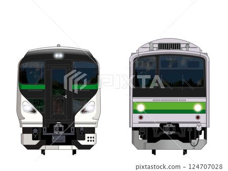 神奈川列車8號_E257系列5000系列/205系列 124707028