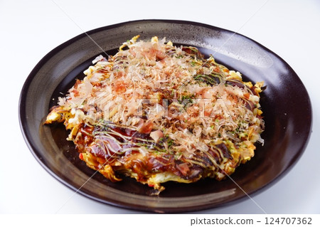 豬肉球okonomiyaki 124707362