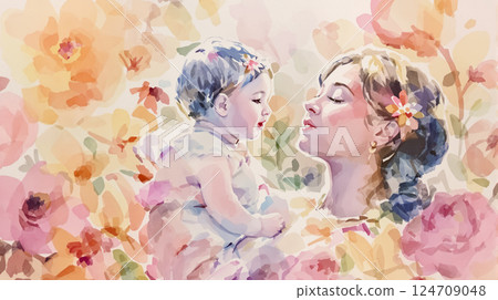 May Day Mother's Day. Happy Mother's Day. May Day Mother's Day. Happy Mother's Day. 124709048